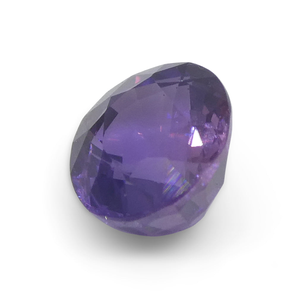 0.94ct Cushion Purple Sapphire from Madagascar Unheated - Skyjems Wholesale Gemstones