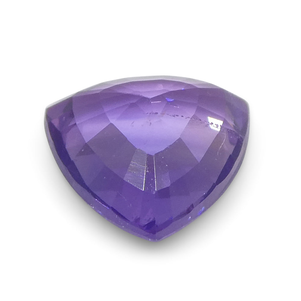 1.13ct Trillion Purple Sapphire from East Africa, Unheated - Skyjems Wholesale Gemstones