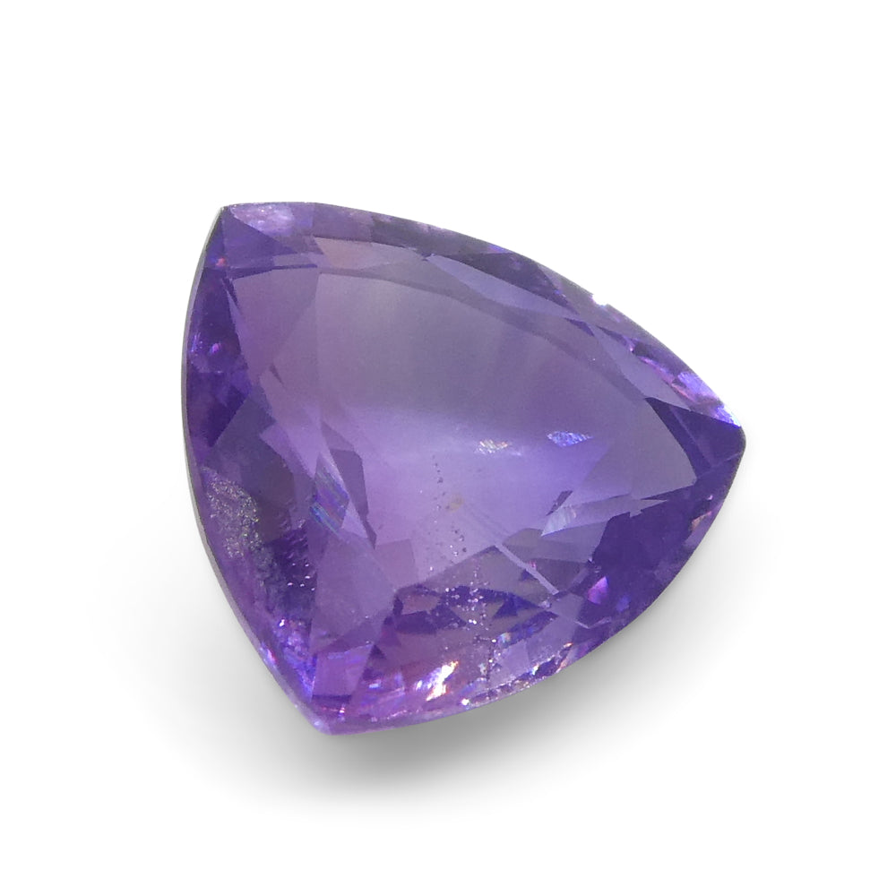 1.13ct Trillion Purple Sapphire from East Africa, Unheated - Skyjems Wholesale Gemstones