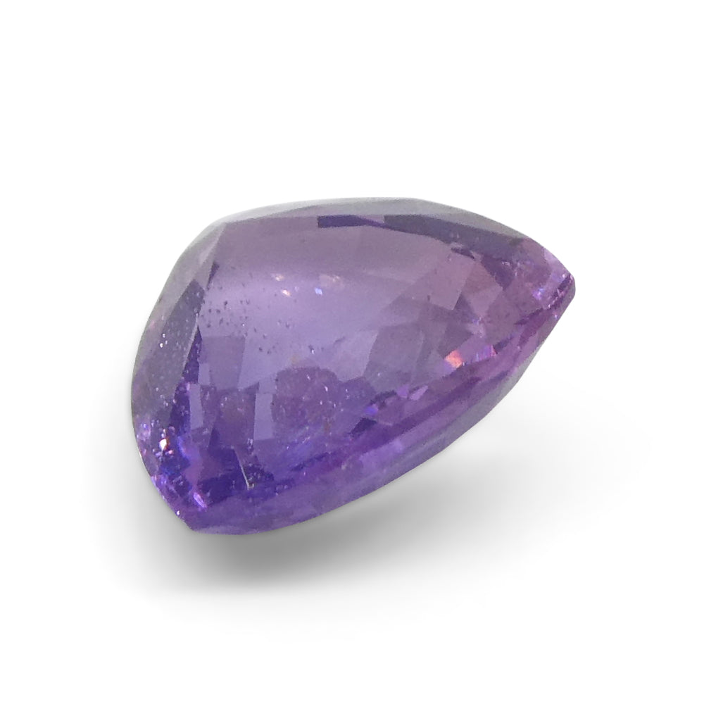 1.13ct Trillion Purple Sapphire from East Africa, Unheated - Skyjems Wholesale Gemstones