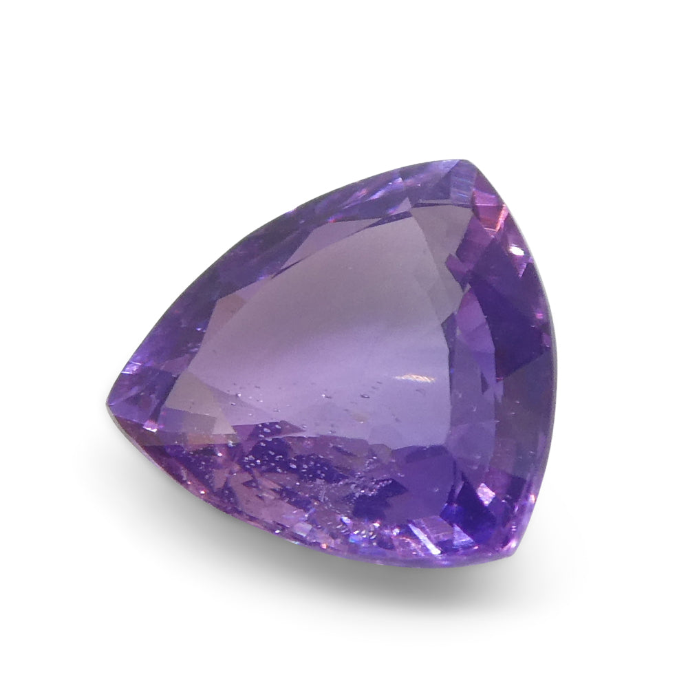 1.13ct Trillion Purple Sapphire from East Africa, Unheated - Skyjems Wholesale Gemstones