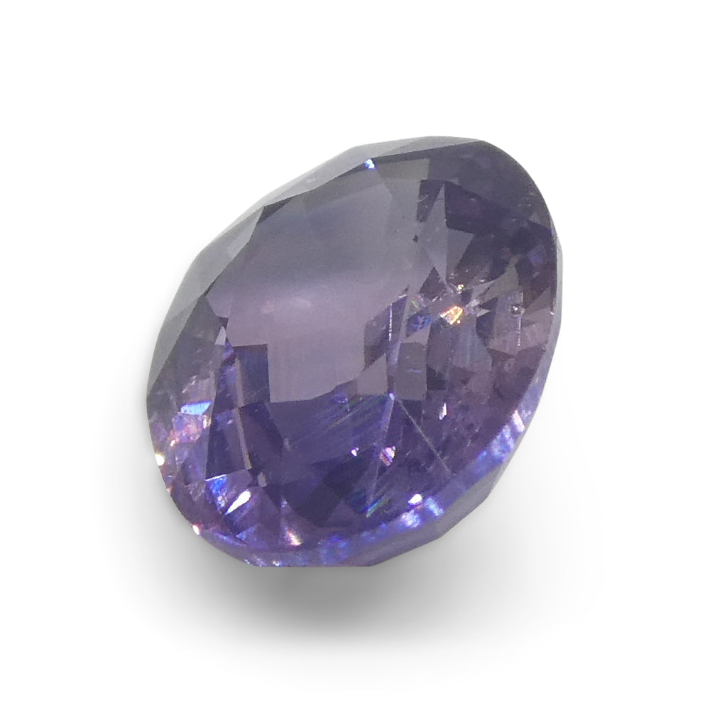 1.22ct Cushion Purple Sapphire from East Africa, Unheated - Skyjems Wholesale Gemstones