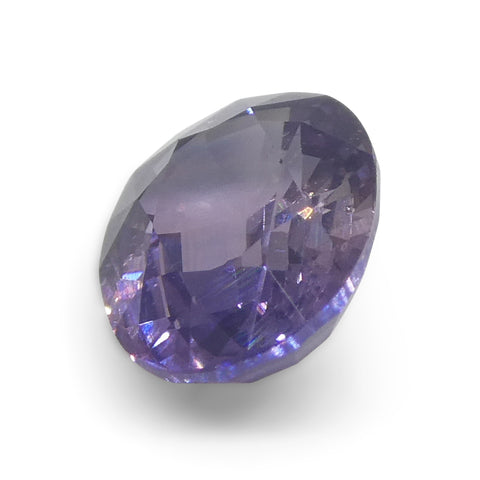 1.22ct Cushion Purple Sapphire from East Africa, Unheated