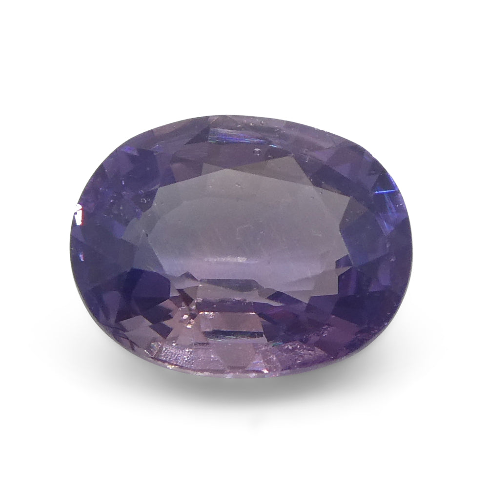 1.22ct Cushion Purple Sapphire from East Africa, Unheated - Skyjems Wholesale Gemstones