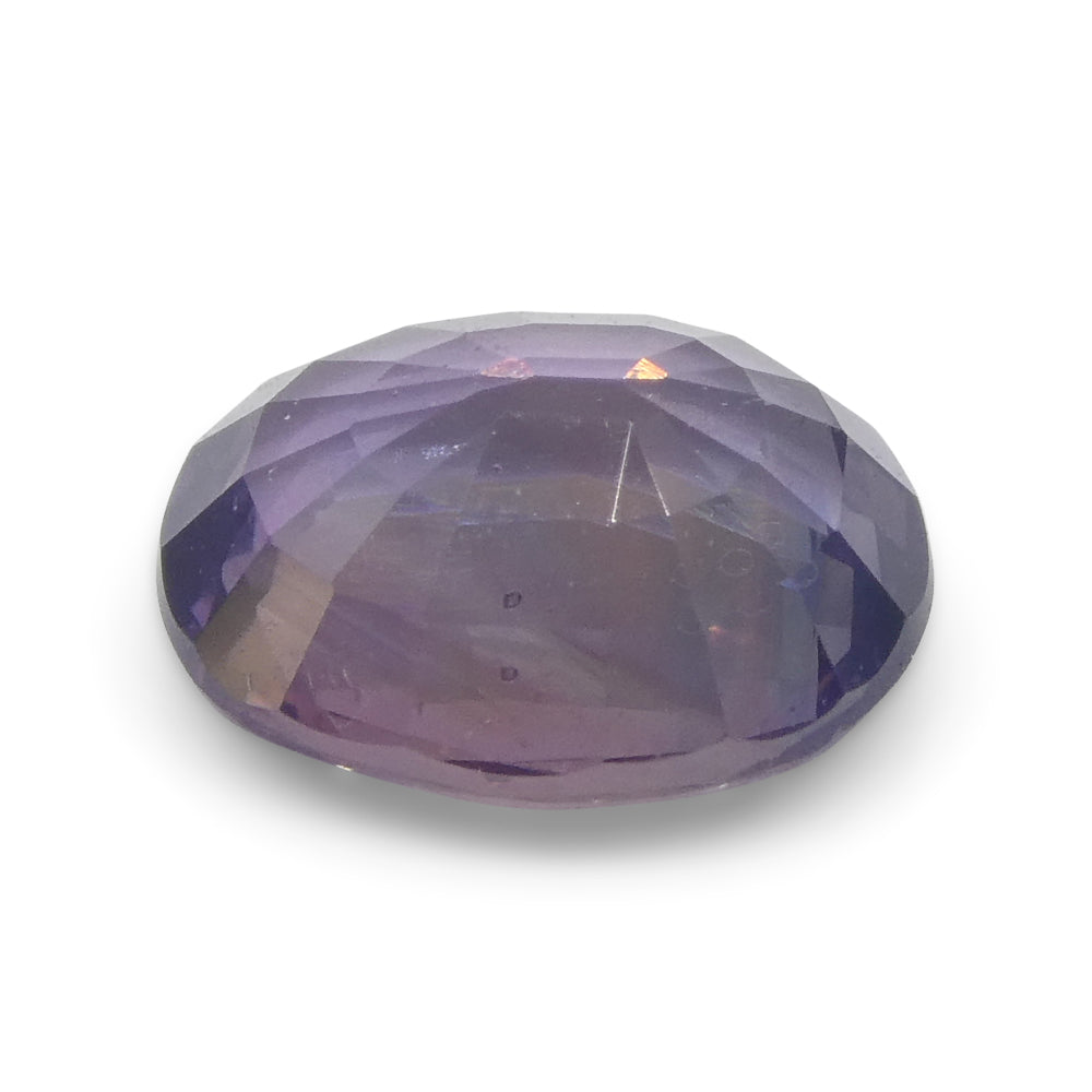 1.22ct Cushion Purple Sapphire from East Africa, Unheated - Skyjems Wholesale Gemstones