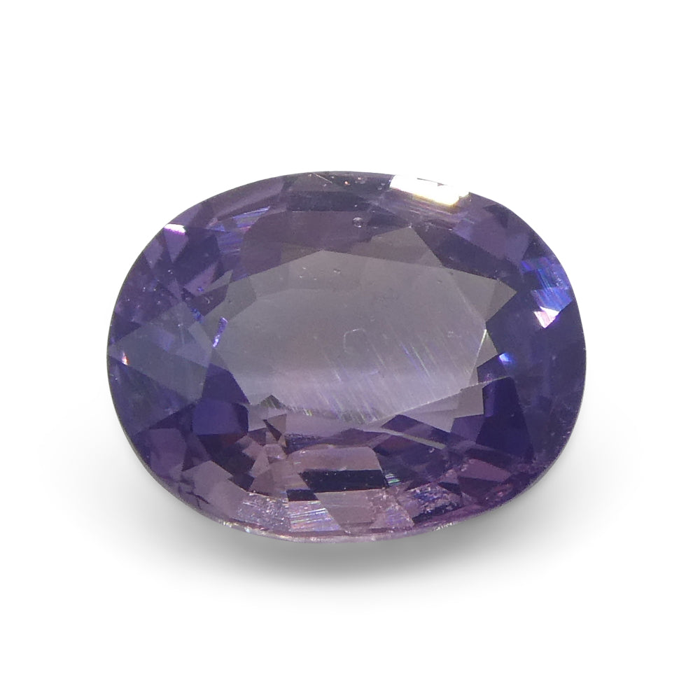 1.22ct Cushion Purple Sapphire from East Africa, Unheated - Skyjems Wholesale Gemstones