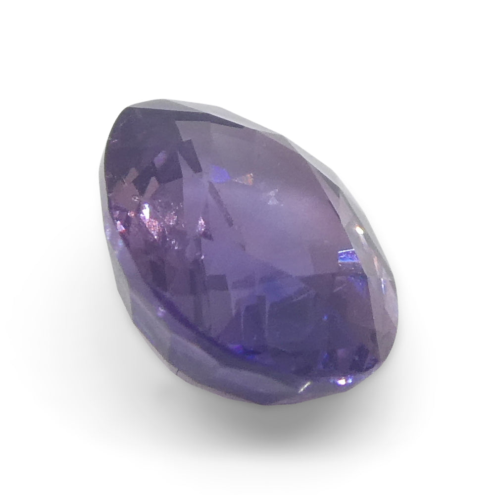 1.22ct Cushion Purple Sapphire from East Africa, Unheated - Skyjems Wholesale Gemstones