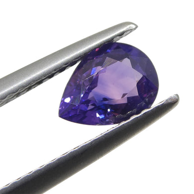 Sapphire 1.15 cts 7.41 x 5.56 x 3.53 Pear Purple   $1840
