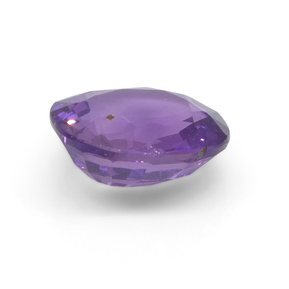 0.93ct Cushion Purple Sapphire from Madagascar Unheated - Skyjems Wholesale Gemstones