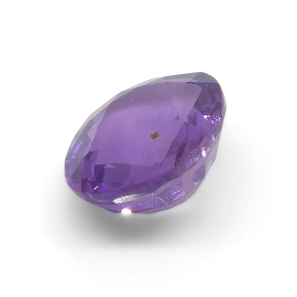 0.93ct Cushion Purple Sapphire from Madagascar Unheated - Skyjems Wholesale Gemstones