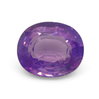 1.15ct Cushion Pink Sapphire from East Africa, Unheated - Skyjems Wholesale Gemstones