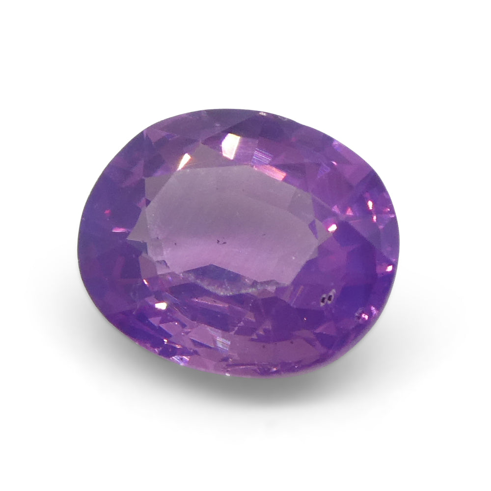 1.15ct Cushion Pink Sapphire from East Africa, Unheated - Skyjems Wholesale Gemstones