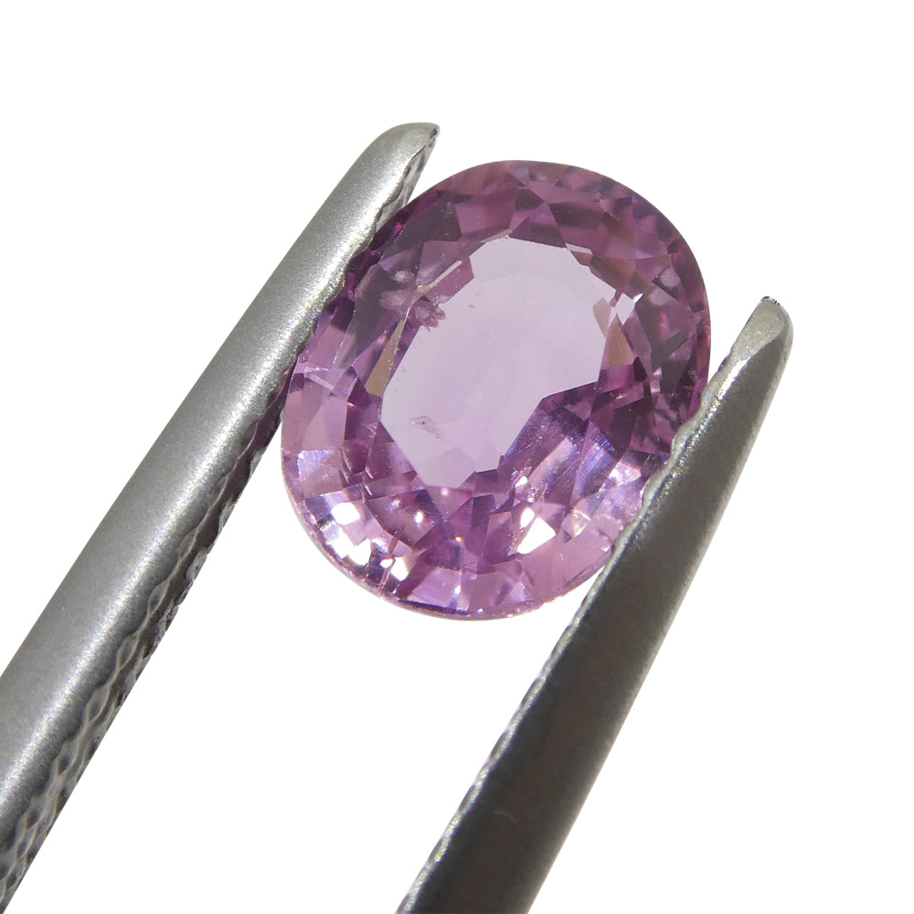 1.33ct Cushion Pink Sapphire from East Africa, Unheated - Skyjems Wholesale Gemstones