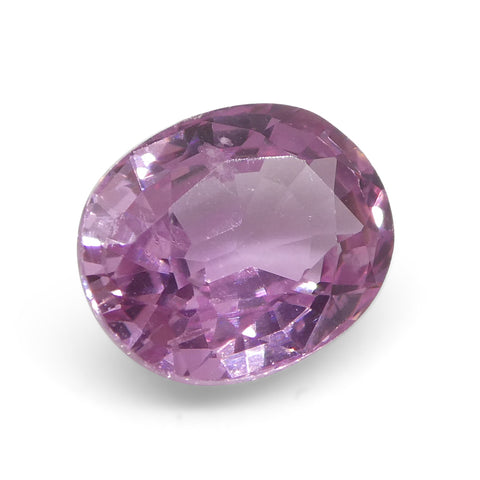1.33ct Cushion Pink Sapphire from East Africa, Unheated