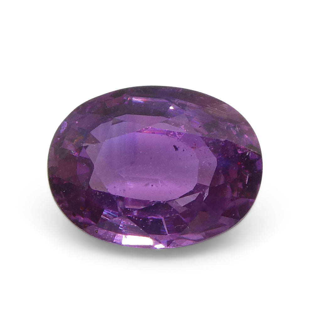 0.96ct Oval Pink Sapphire from East Africa, Unheated - Skyjems Wholesale Gemstones