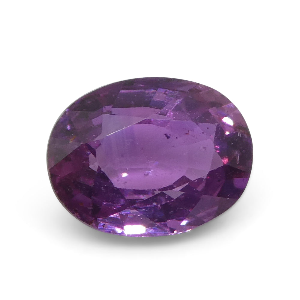 0.96ct Oval Pink Sapphire from East Africa, Unheated - Skyjems Wholesale Gemstones