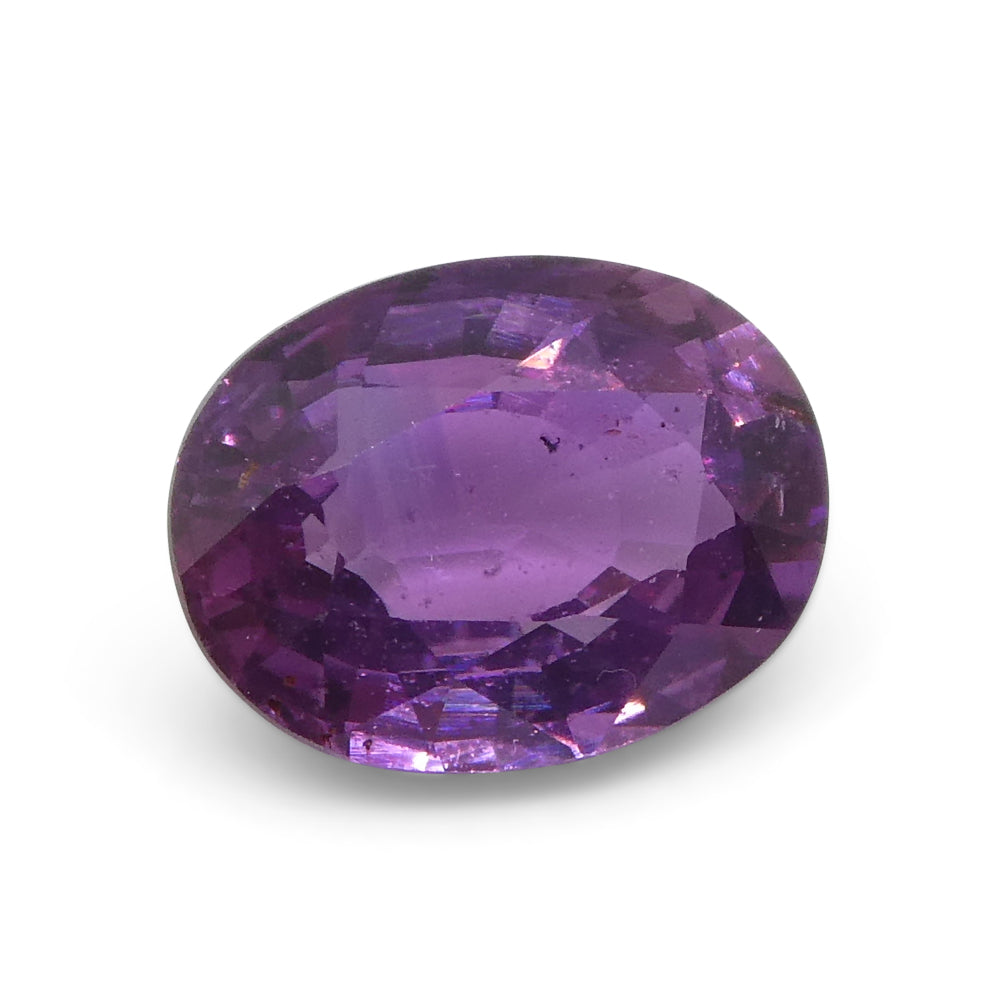 0.96ct Oval Pink Sapphire from East Africa, Unheated - Skyjems Wholesale Gemstones