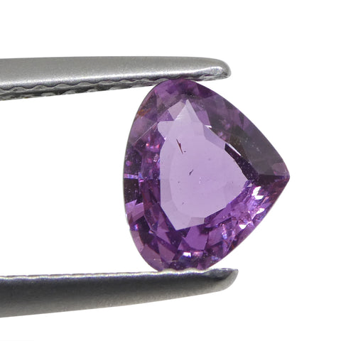 1.15ct Heart Pink Sapphire from East Africa, Unheated