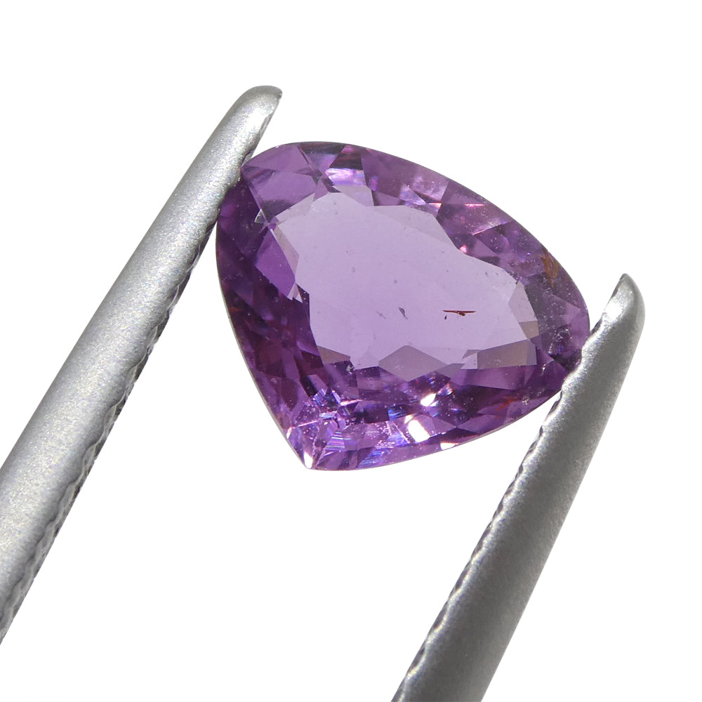 1.15ct Heart Pink Sapphire from East Africa, Unheated - Skyjems Wholesale Gemstones