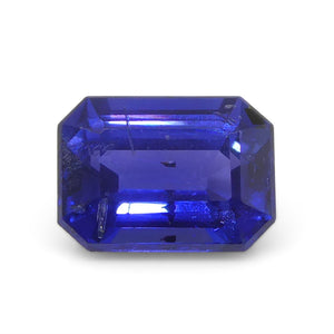 0.62ct Emerald Cut Blue Sapphire from East Africa, Unheated - Skyjems Wholesale Gemstones