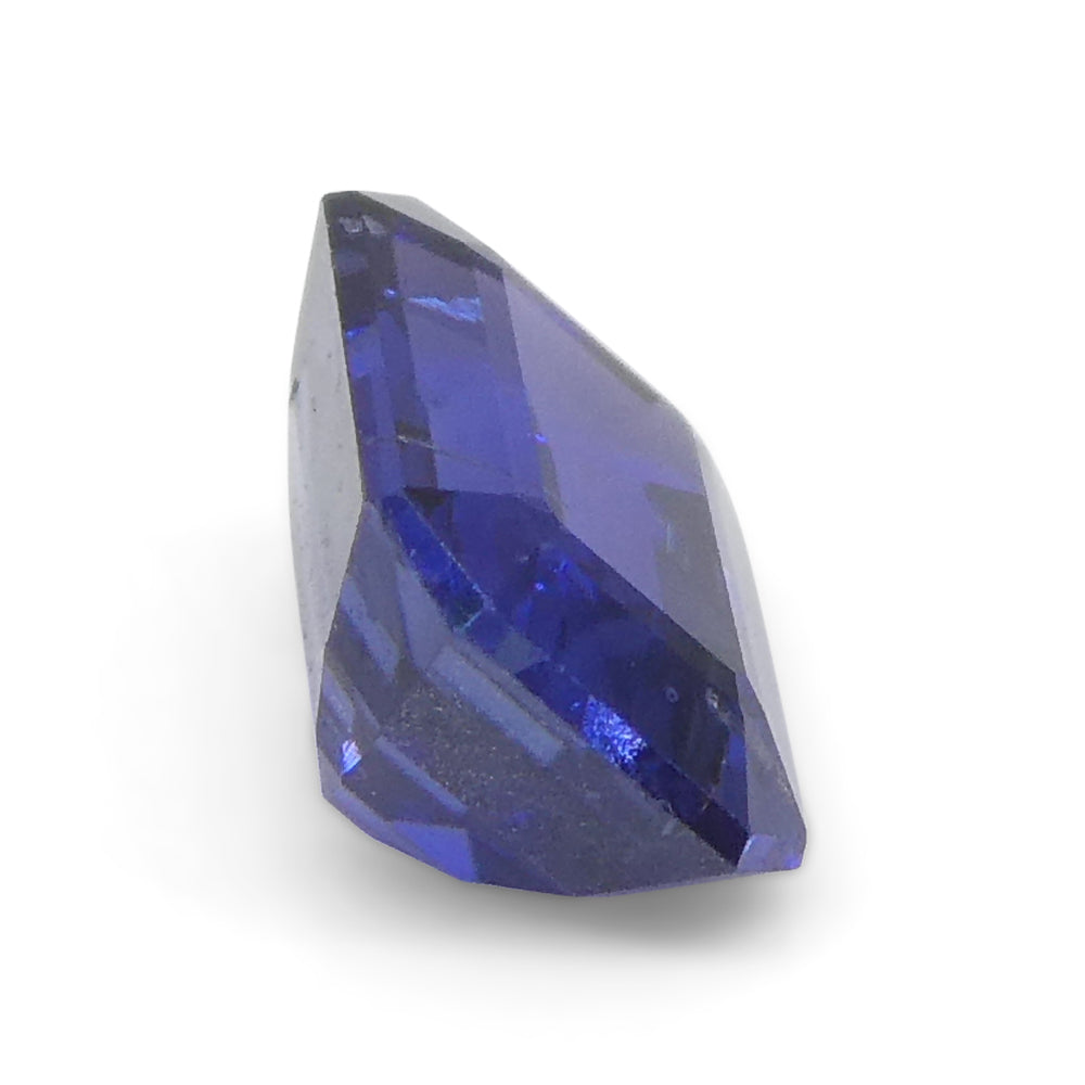 0.62ct Emerald Cut Blue Sapphire from East Africa, Unheated - Skyjems Wholesale Gemstones