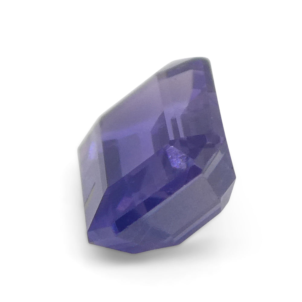 0.8ct Emerald Cut Blue Sapphire from East Africa, Unheated - Skyjems Wholesale Gemstones