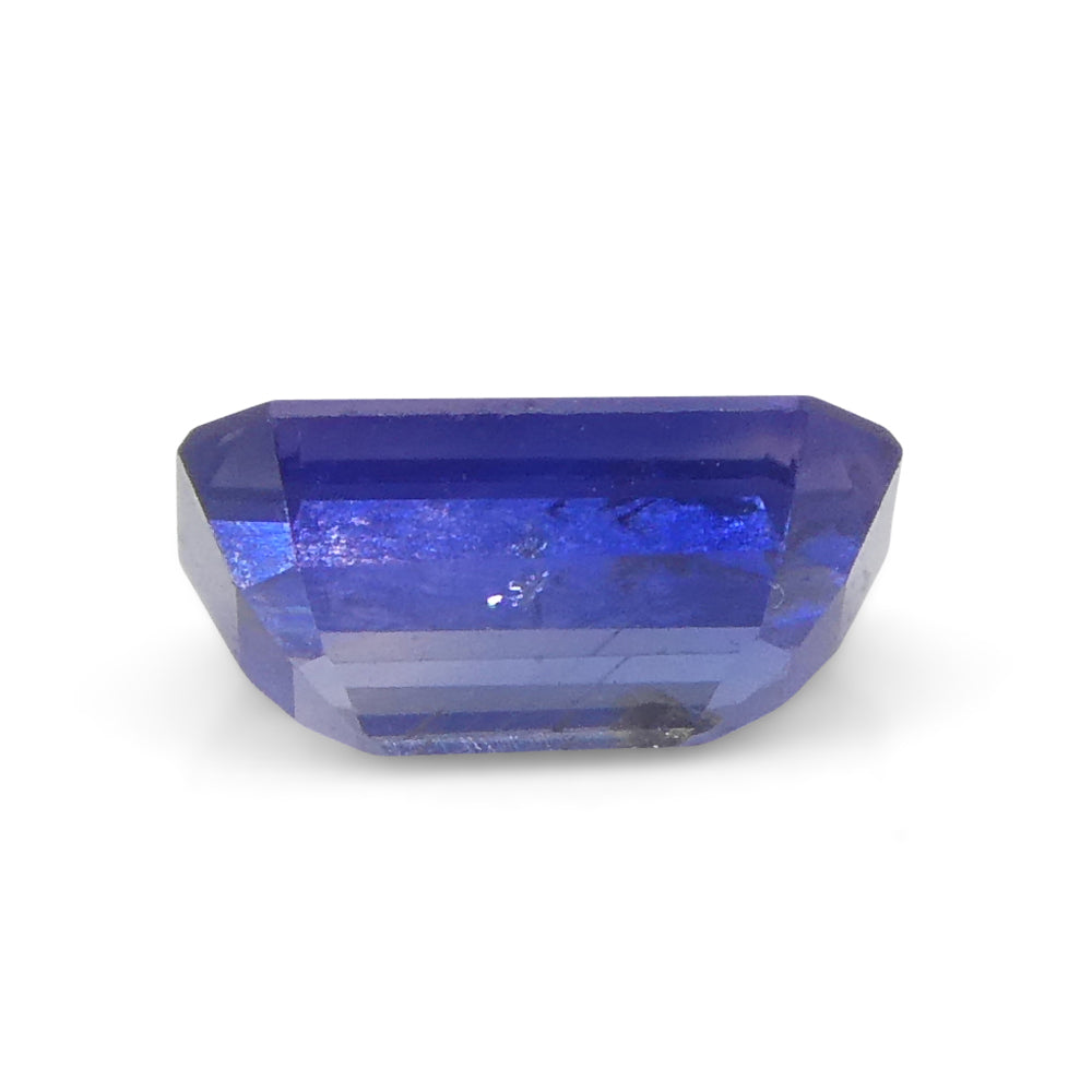 0.73ct Emerald Cut Blue Sapphire from East Africa, Unheated - Skyjems Wholesale Gemstones