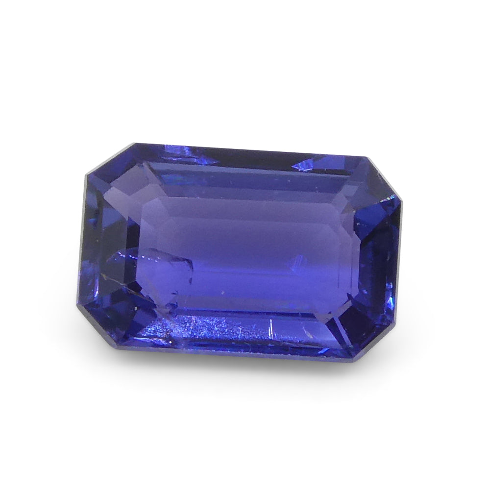 0.72ct Emerald Cut Blue Sapphire from East Africa, Unheated - Skyjems Wholesale Gemstones