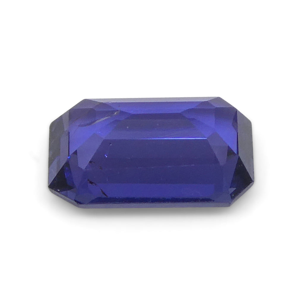 0.72ct Emerald Cut Blue Sapphire from East Africa, Unheated - Skyjems Wholesale Gemstones