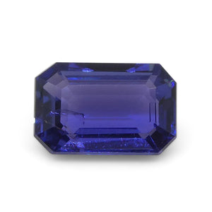 0.72ct Emerald Cut Blue Sapphire from East Africa, Unheated - Skyjems Wholesale Gemstones