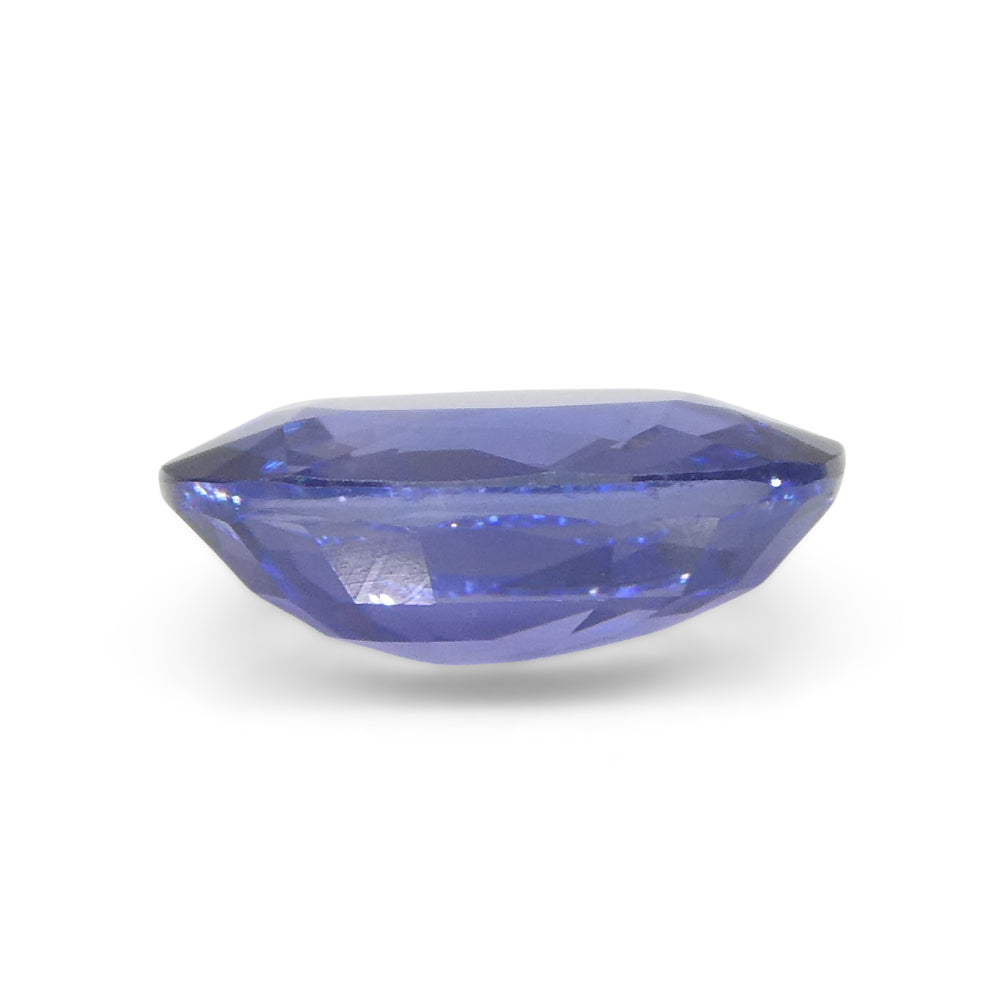 1.17ct Oval Blue Sapphire from East Africa, Unheated - Skyjems Wholesale Gemstones