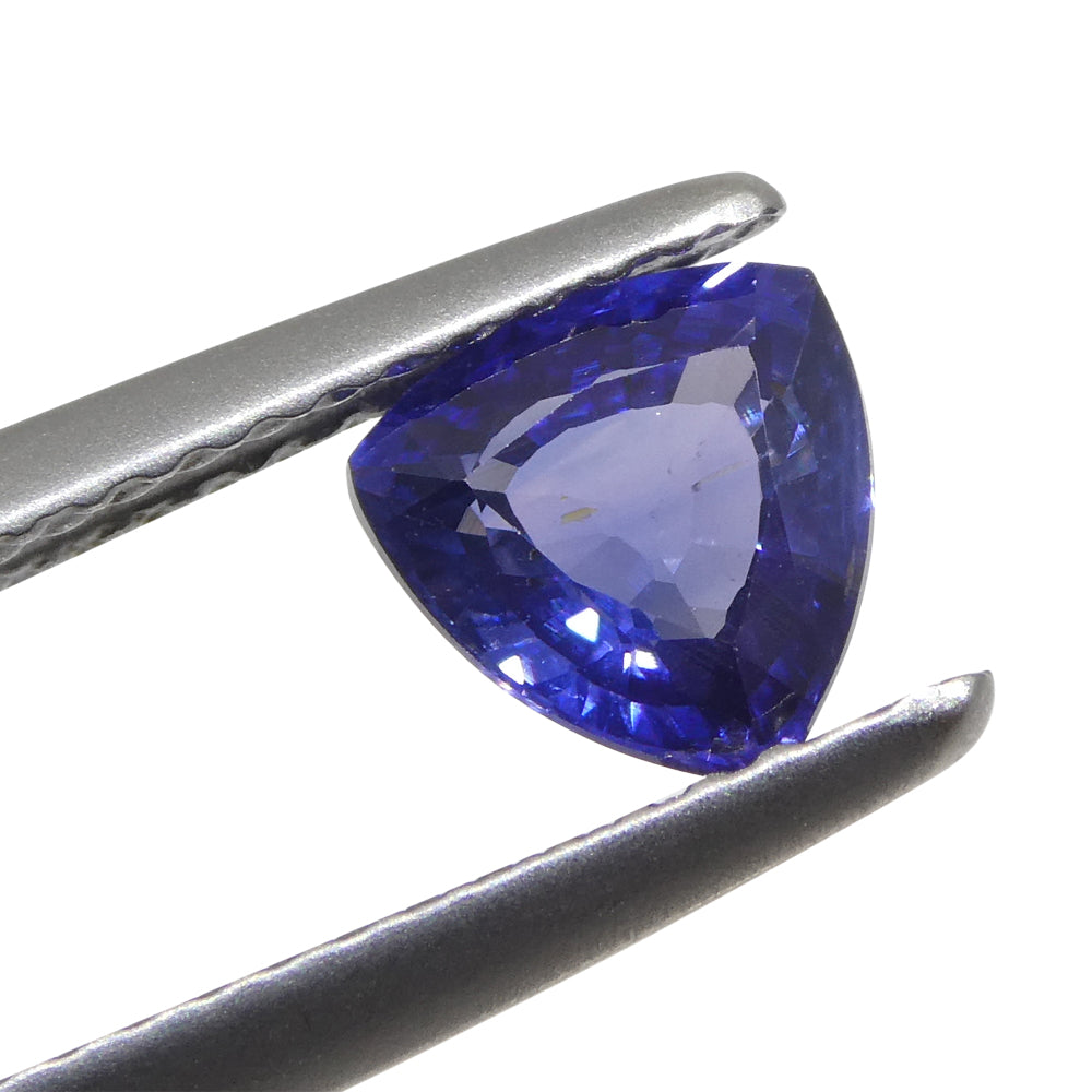 Sapphire 1.09 cts 6.06 x 6.02 x 3.51 Trillion Blue  $1310