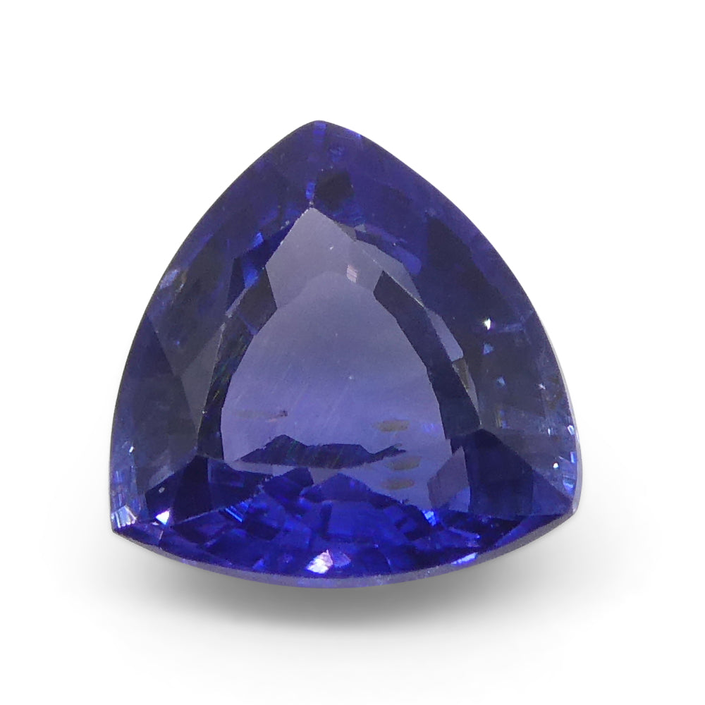 1.09ct Trillion Blue Sapphire from East Africa, Unheated - Skyjems Wholesale Gemstones