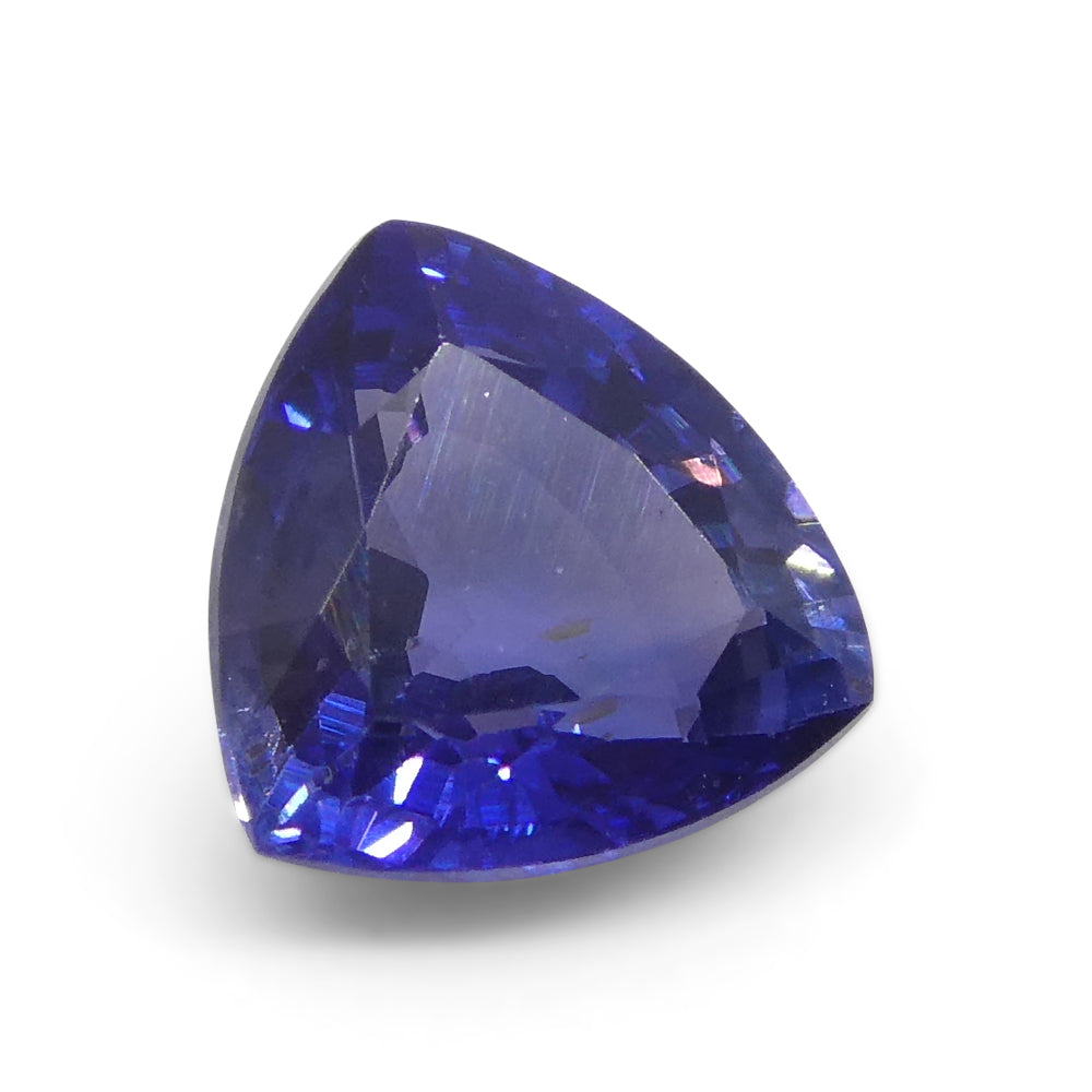 1.09ct Trillion Blue Sapphire from East Africa, Unheated - Skyjems Wholesale Gemstones