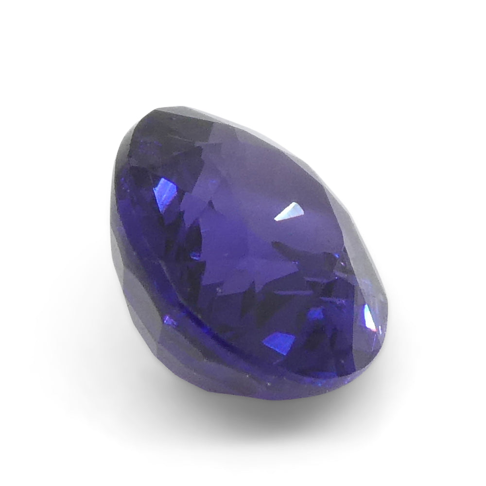 0.9ct Oval Purple Sapphire from East Africa, Unheated - Skyjems Wholesale Gemstones