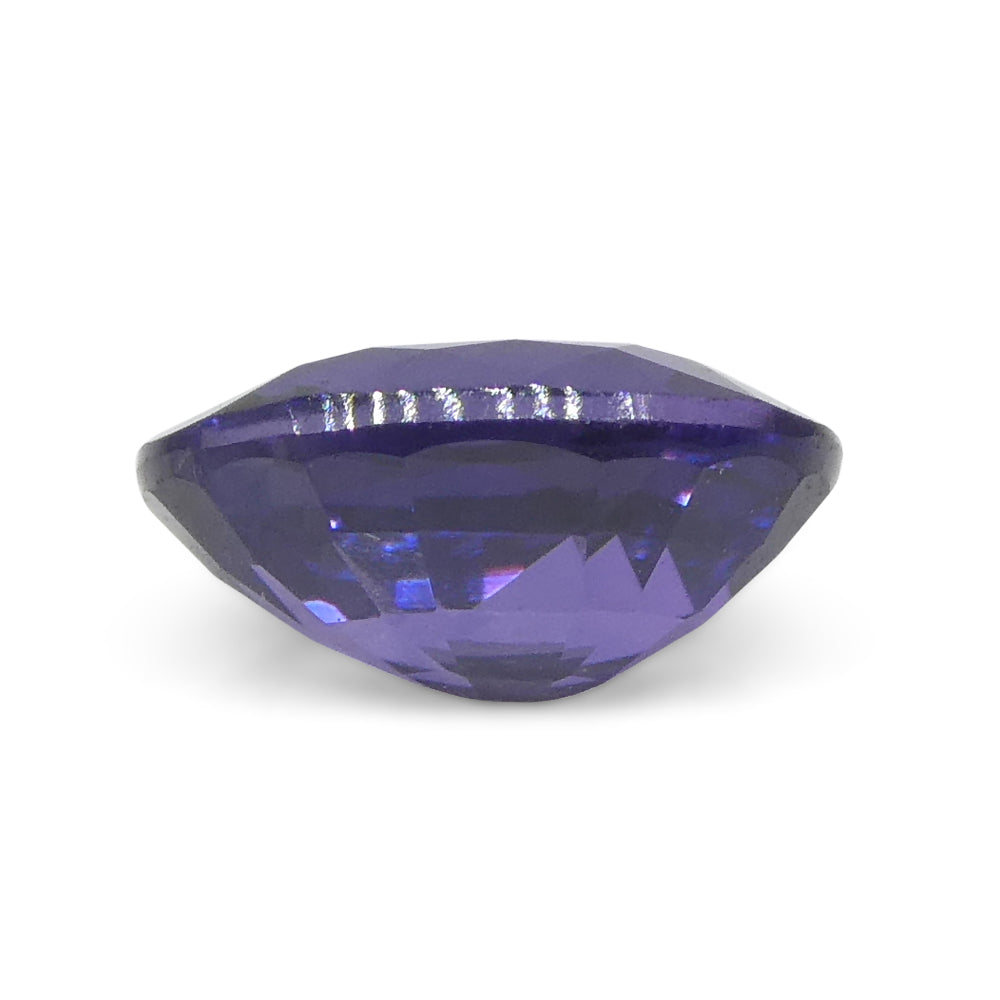 0.9ct Oval Purple Sapphire from East Africa, Unheated - Skyjems Wholesale Gemstones