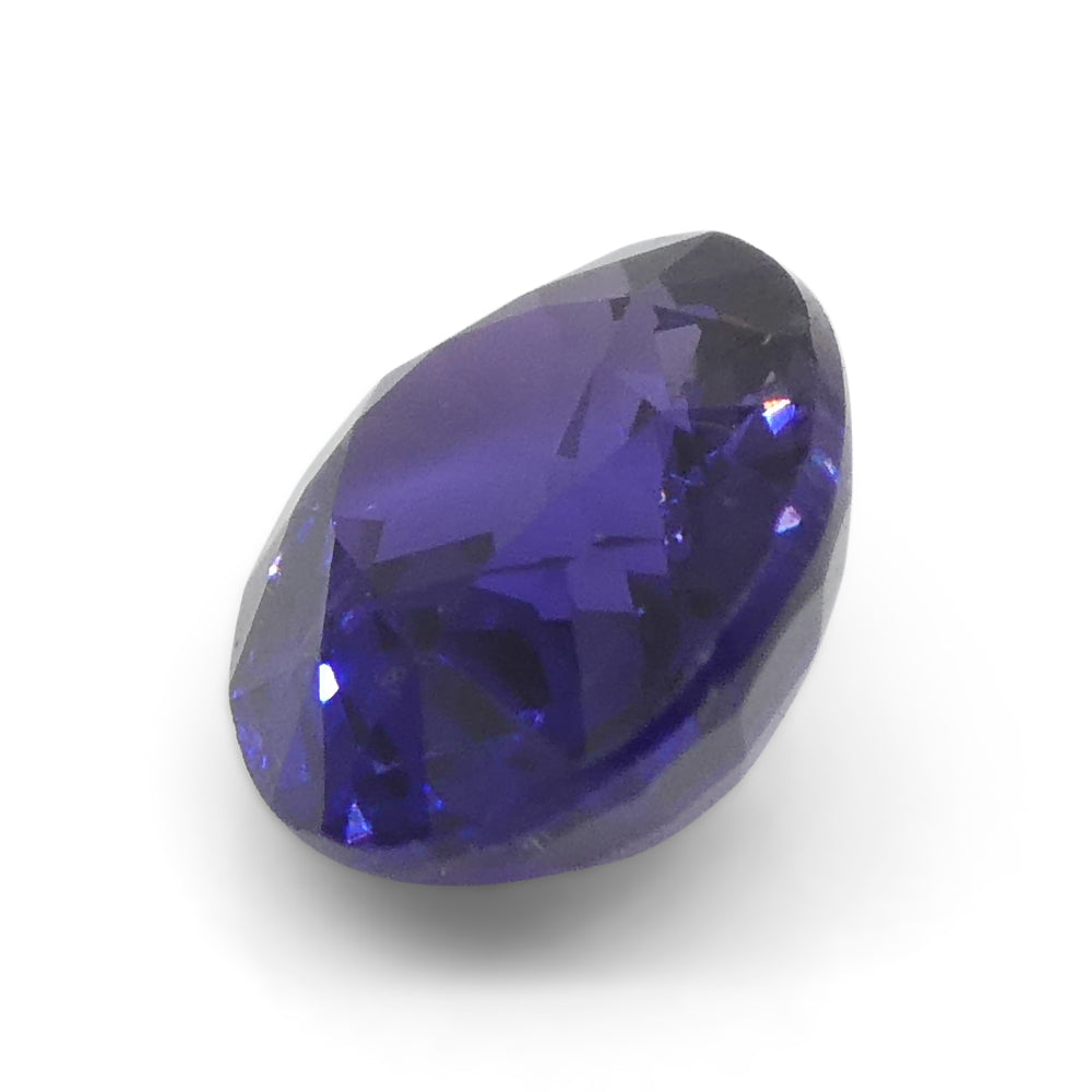 0.9ct Oval Purple Sapphire from East Africa, Unheated - Skyjems Wholesale Gemstones