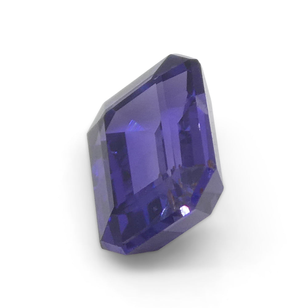 1.06ct Emerald Cut Purple Sapphire from East Africa, Unheated - Skyjems Wholesale Gemstones