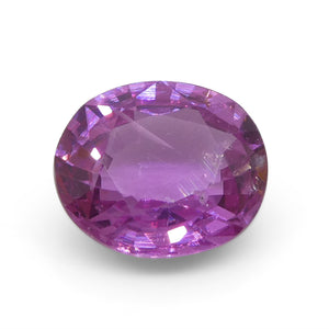 0.91ct Oval Pink Sapphire from East Africa, Unheated - Skyjems Wholesale Gemstones