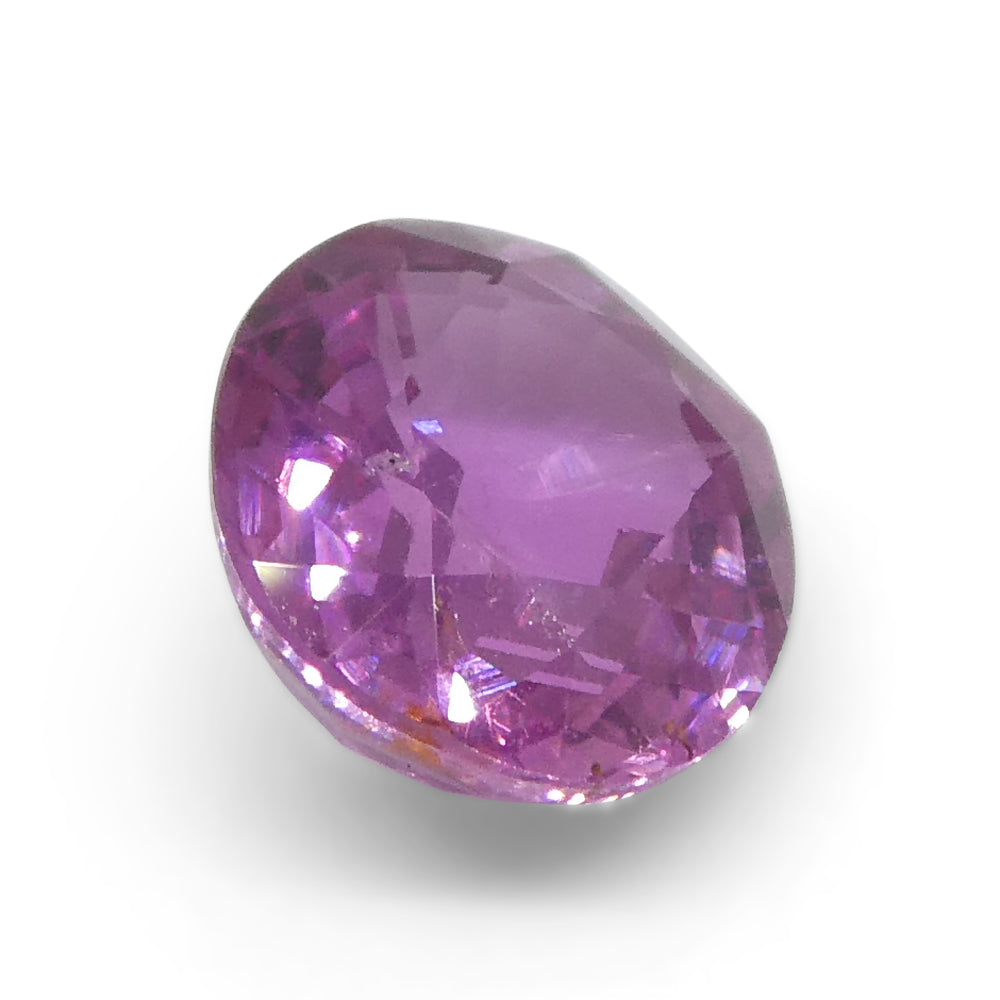 0.91ct Oval Pink Sapphire from East Africa, Unheated - Skyjems Wholesale Gemstones