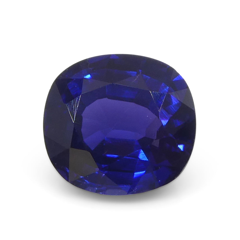 0.94ct Cushion Blue Sapphire from East Africa, Unheated - Skyjems Wholesale Gemstones