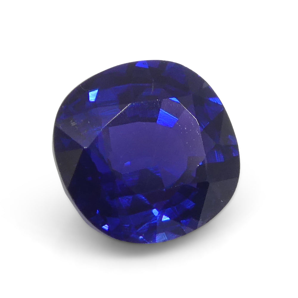 0.94ct Cushion Blue Sapphire from East Africa, Unheated - Skyjems Wholesale Gemstones