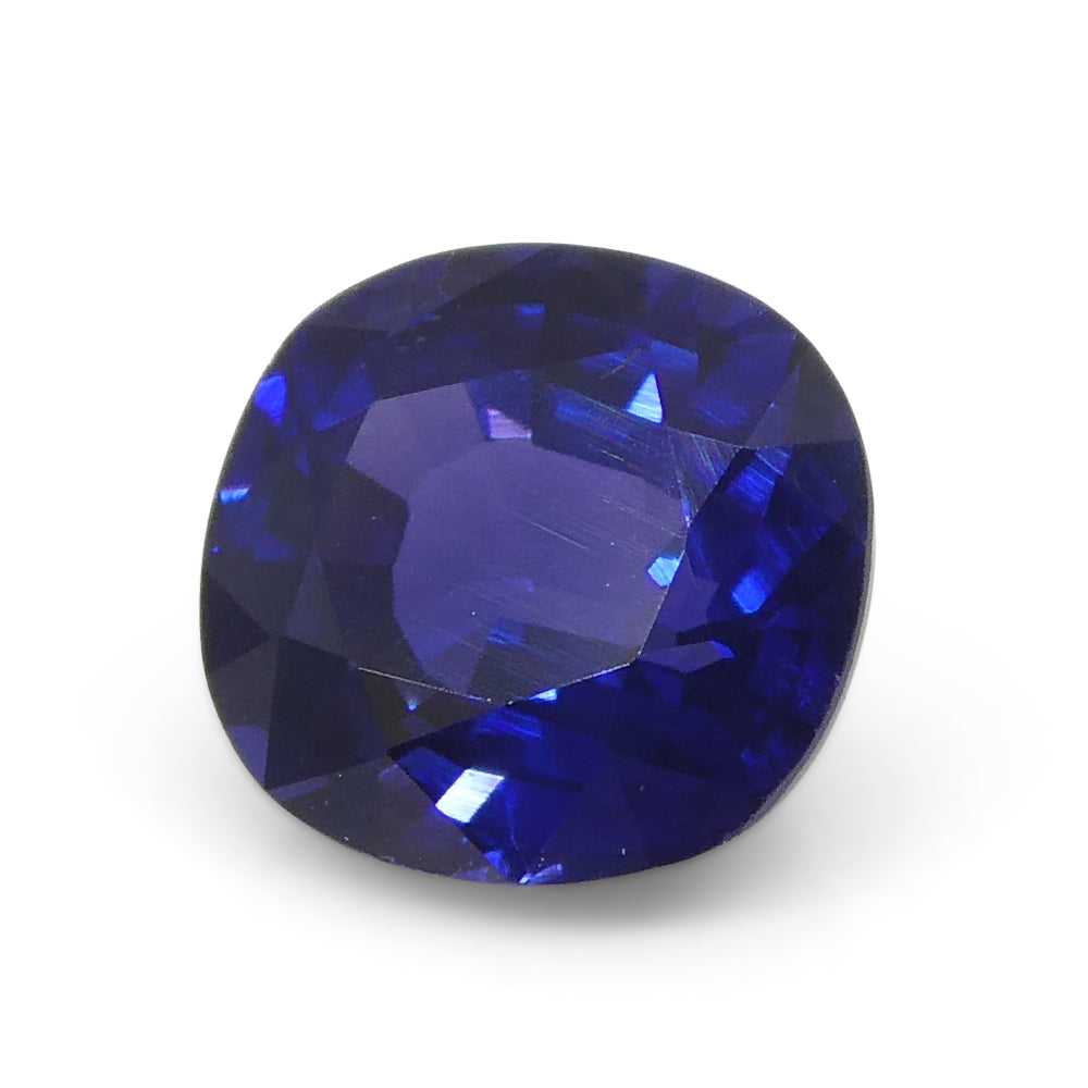 0.94ct Cushion Blue Sapphire from East Africa, Unheated - Skyjems Wholesale Gemstones