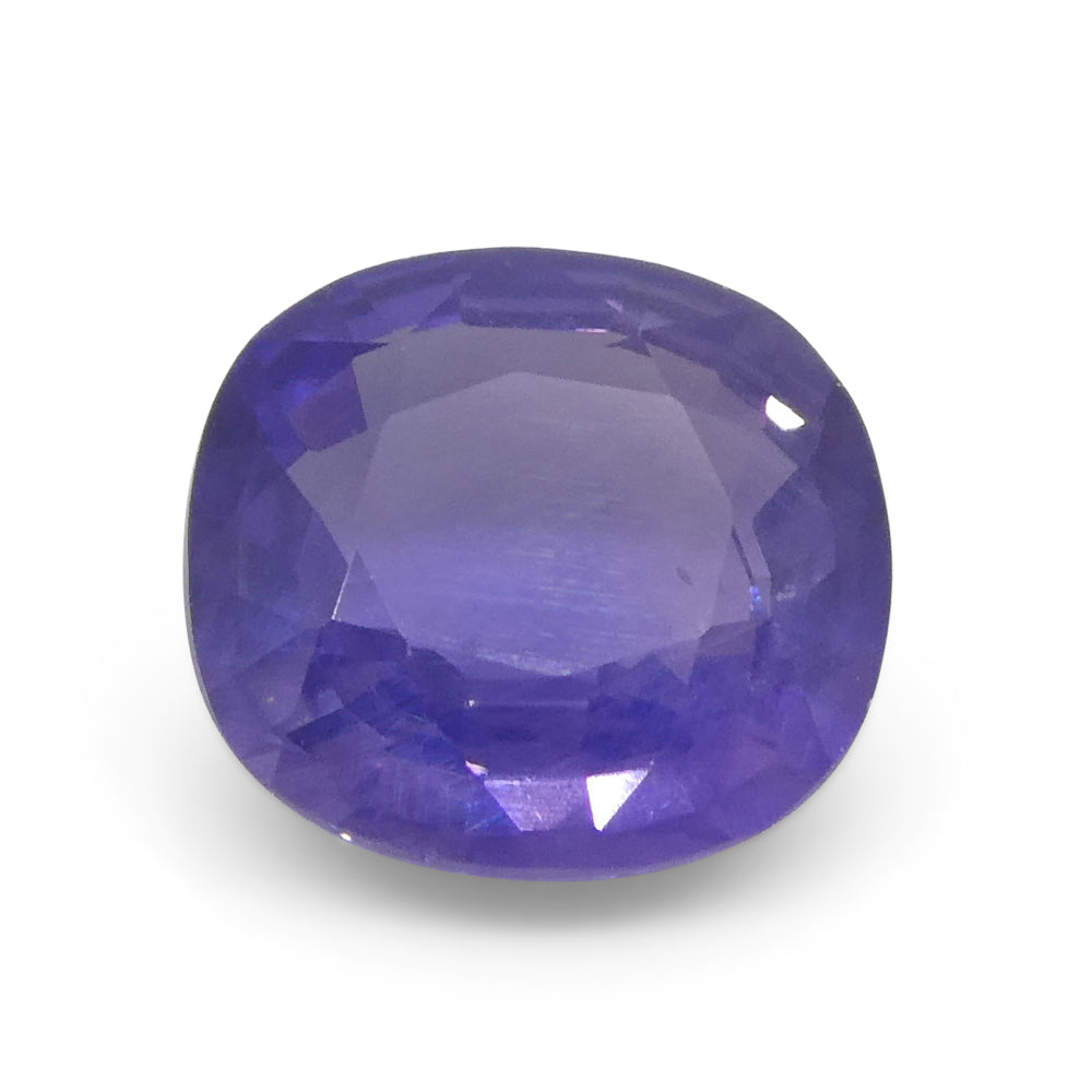 0.78ct Cushion Blue Sapphire from East Africa, Unheated - Skyjems Wholesale Gemstones