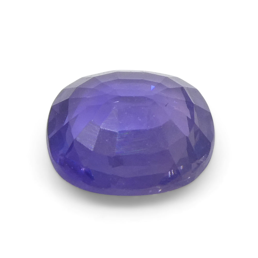 0.78ct Cushion Blue Sapphire from East Africa, Unheated - Skyjems Wholesale Gemstones