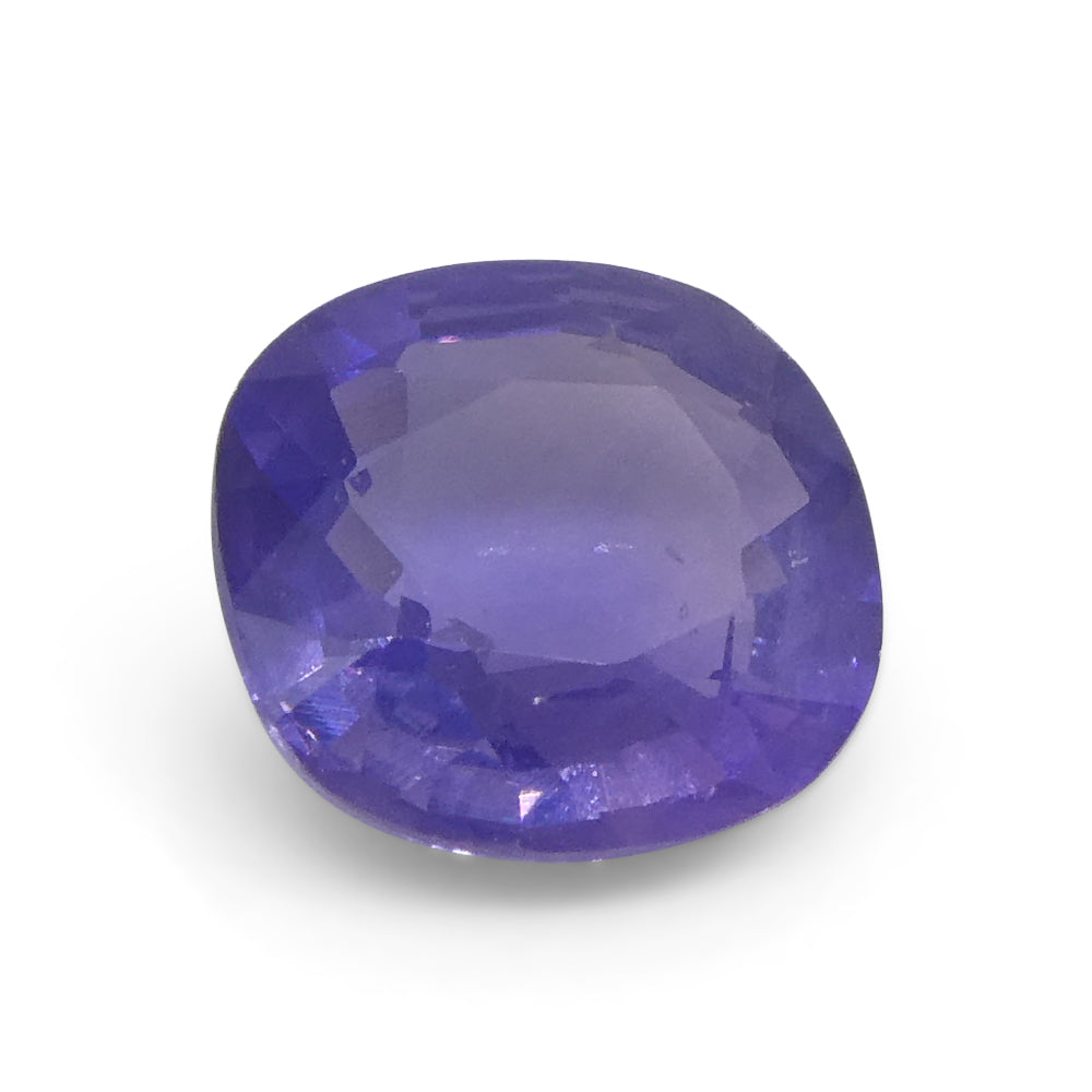 0.78ct Cushion Blue Sapphire from East Africa, Unheated - Skyjems Wholesale Gemstones