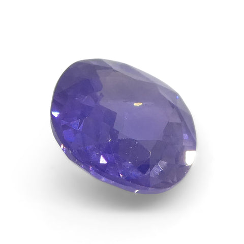 0.78ct Cushion Blue Sapphire from East Africa, Unheated