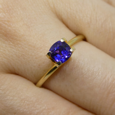 0.95ct Square Cushion Purple Sapphire from Madagascar - Skyjems Wholesale Gemstones