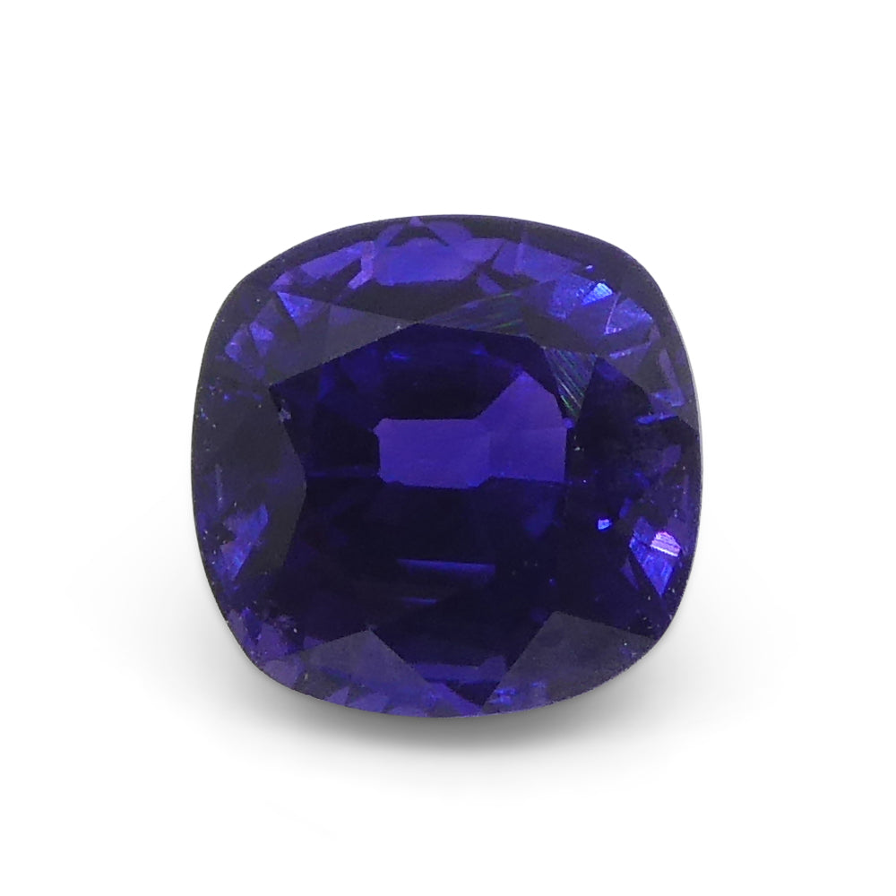 0.95ct Square Cushion Purple Sapphire from Madagascar - Skyjems Wholesale Gemstones