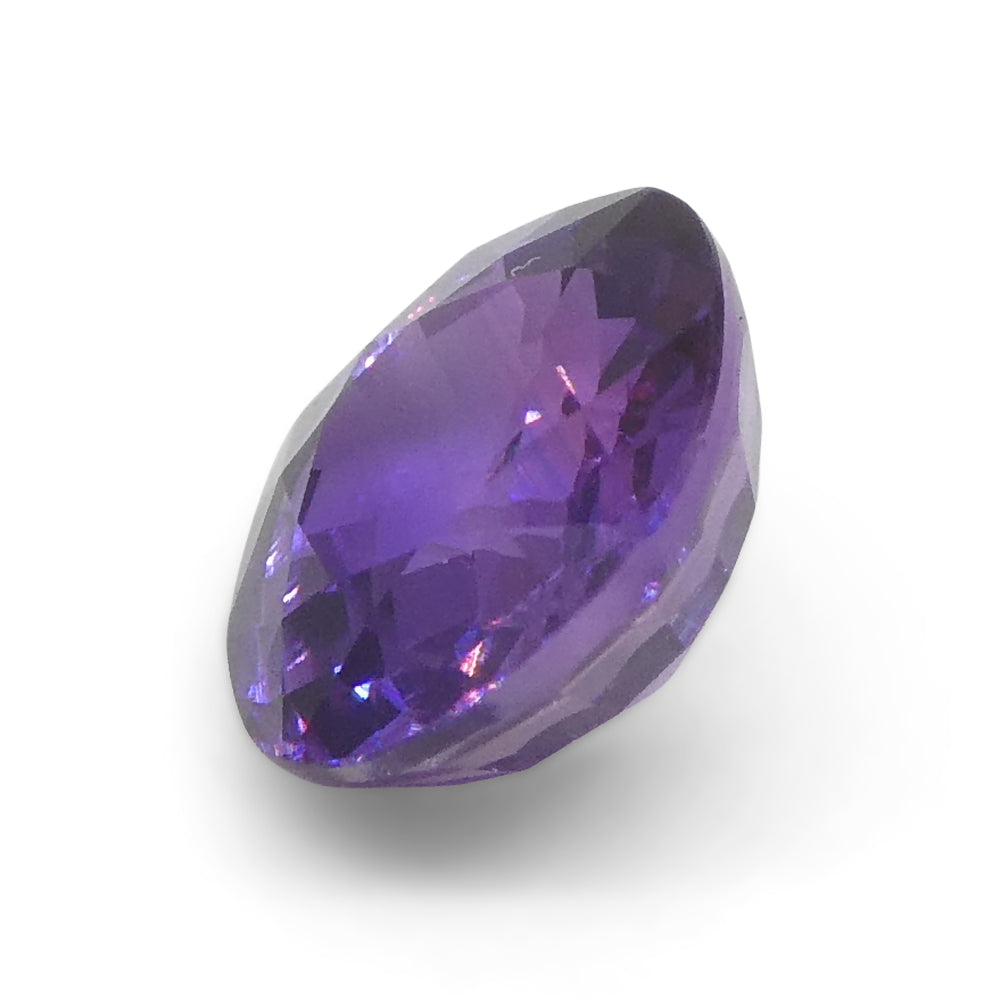 0.97ct Cushion Purple  Sapphire from East Africa, Unheated - Skyjems Wholesale Gemstones